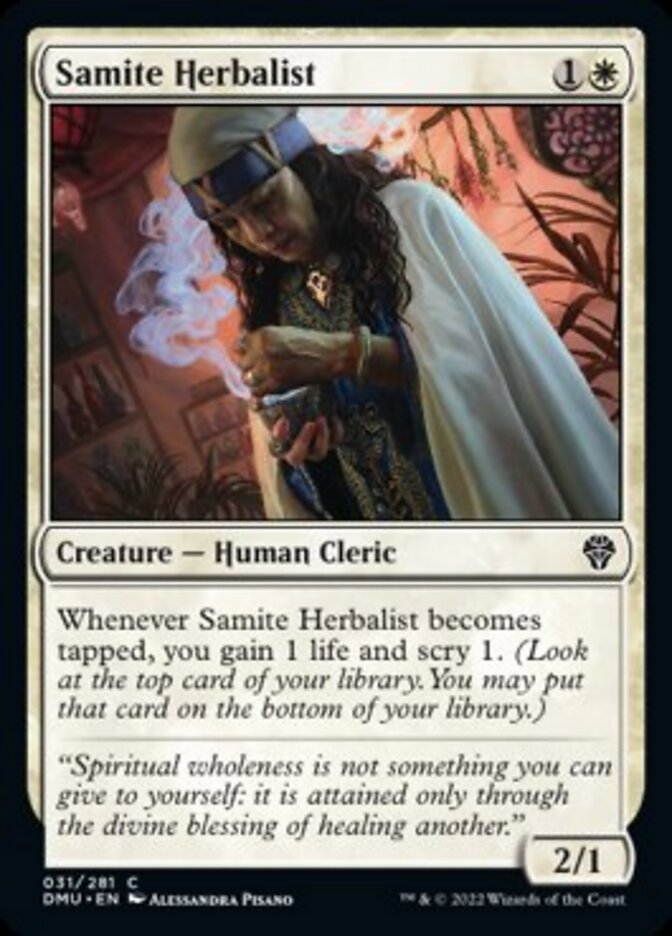 Samite Herbalist [Dominaria United] 