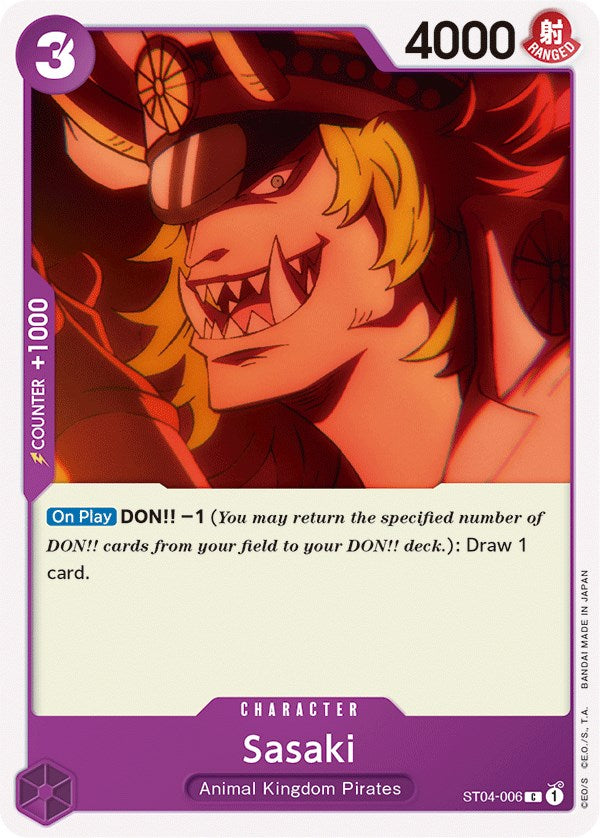 Sasaki [Starter Deck: Animal Kingdom Pirates] 