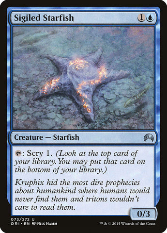 Sigiled Starfish [Magic Origins] 