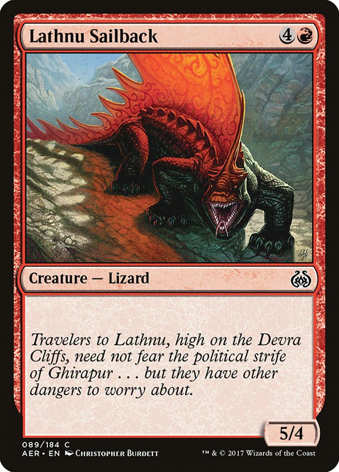 Lathnu Sailback [Aether Revolt] 